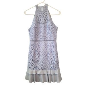 Two Sisters the Label Mika Lace Mini Dress Size 6 Halter